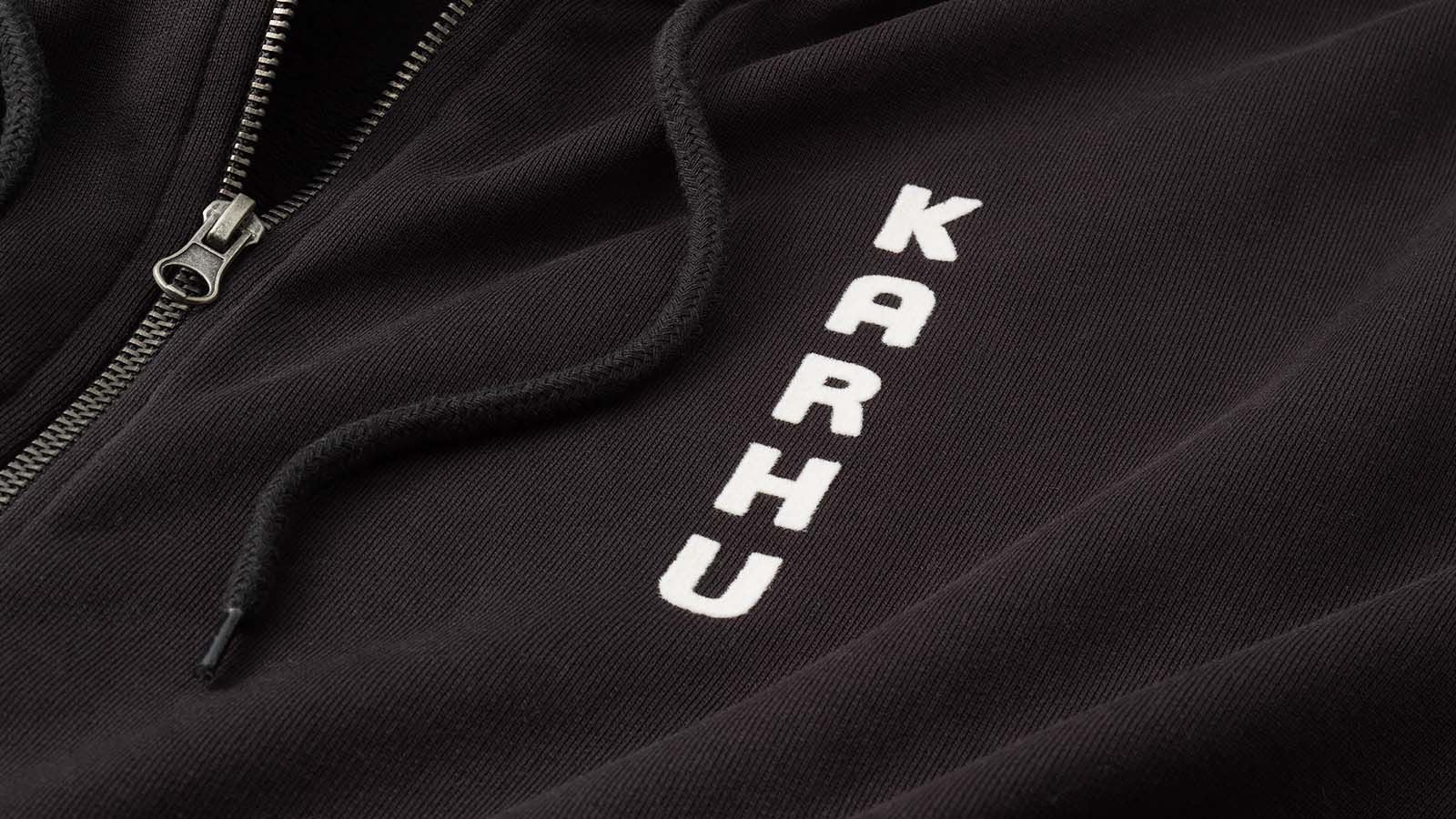 FULL ZIP HOODIE - JET BLACK / FOGGY DEW - Image 3