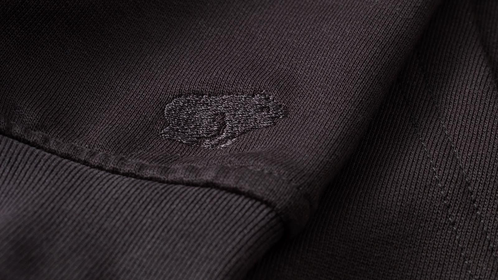 FULL ZIP HOODIE - JET BLACK / FOGGY DEW - Image 4