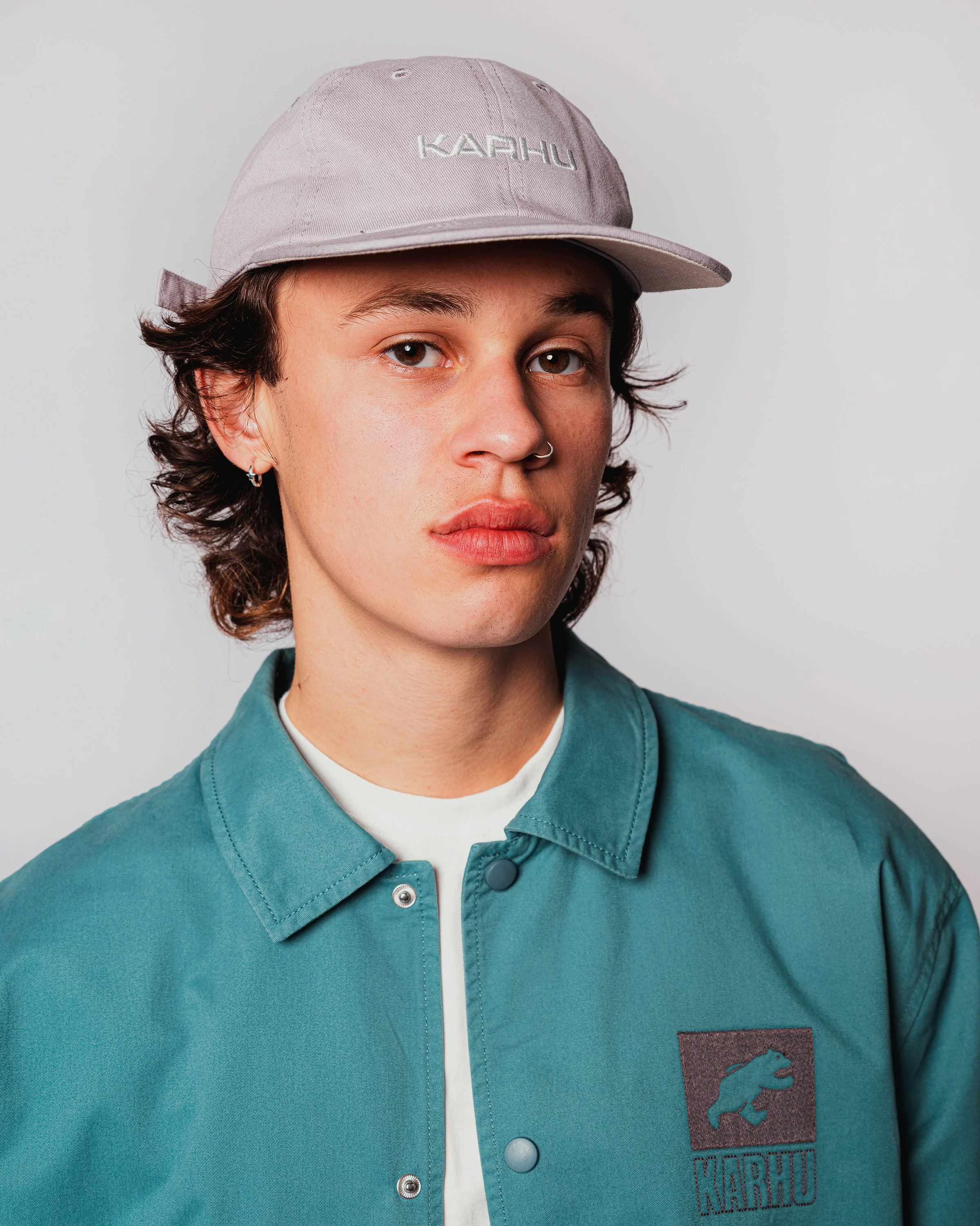 KARHU LOGO CAP - RAINDROPS / FOGGY DEW - Image 4