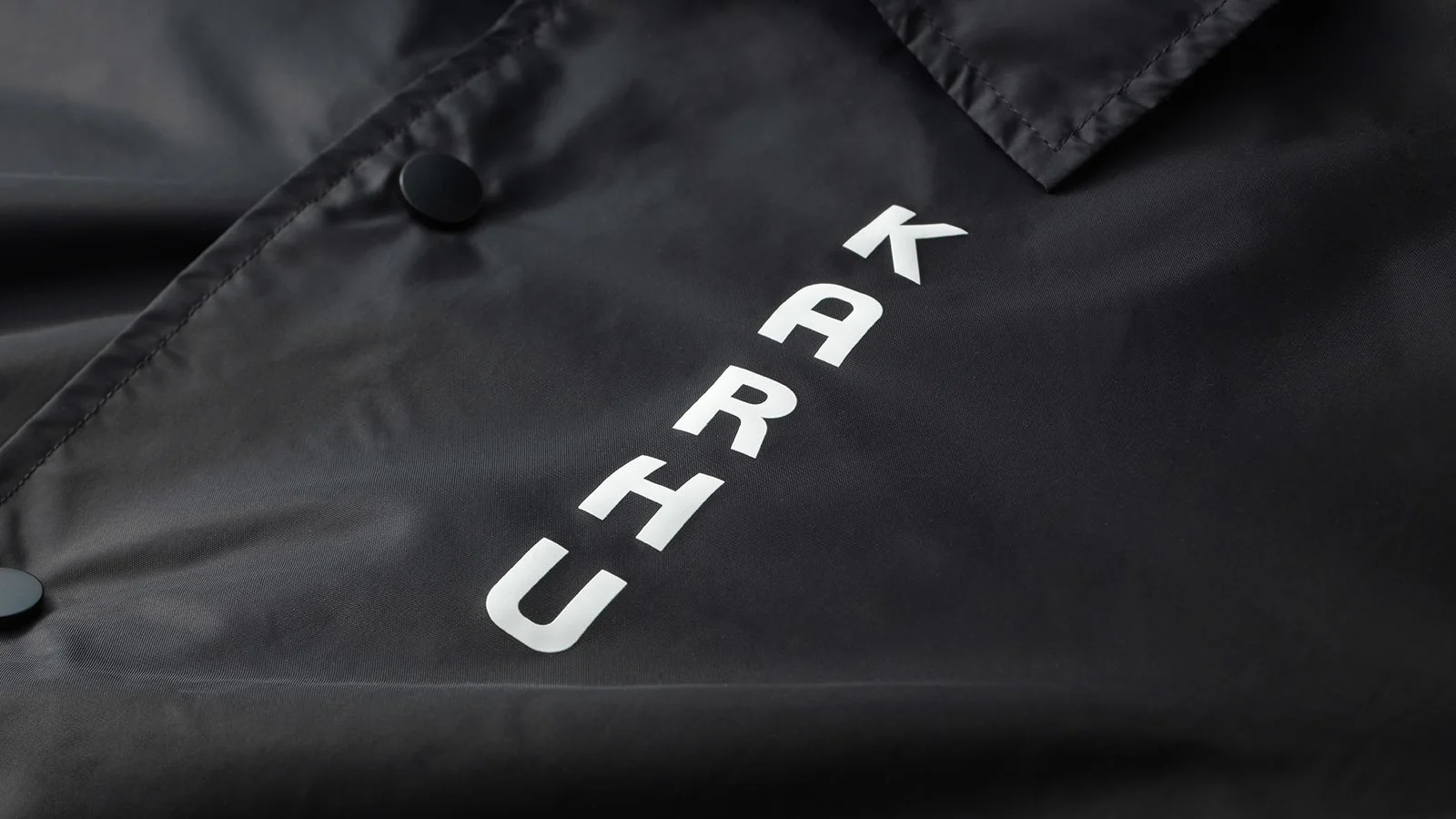 LOGO COACH JACKET - BLACK - Image 3