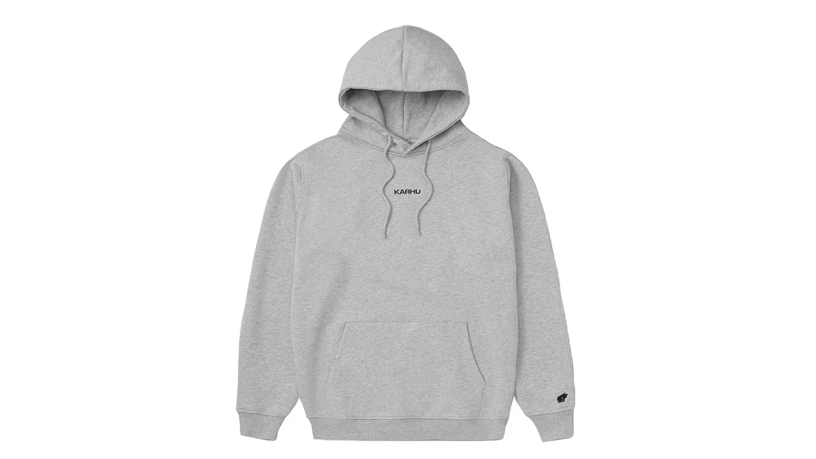 LOGO HOODIE - HEATHER GREY / JET BLACK