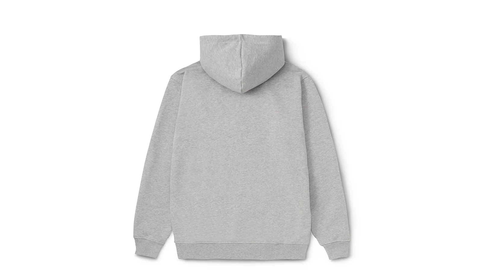 LOGO HOODIE - HEATHER GREY / JET BLACK - Image 2