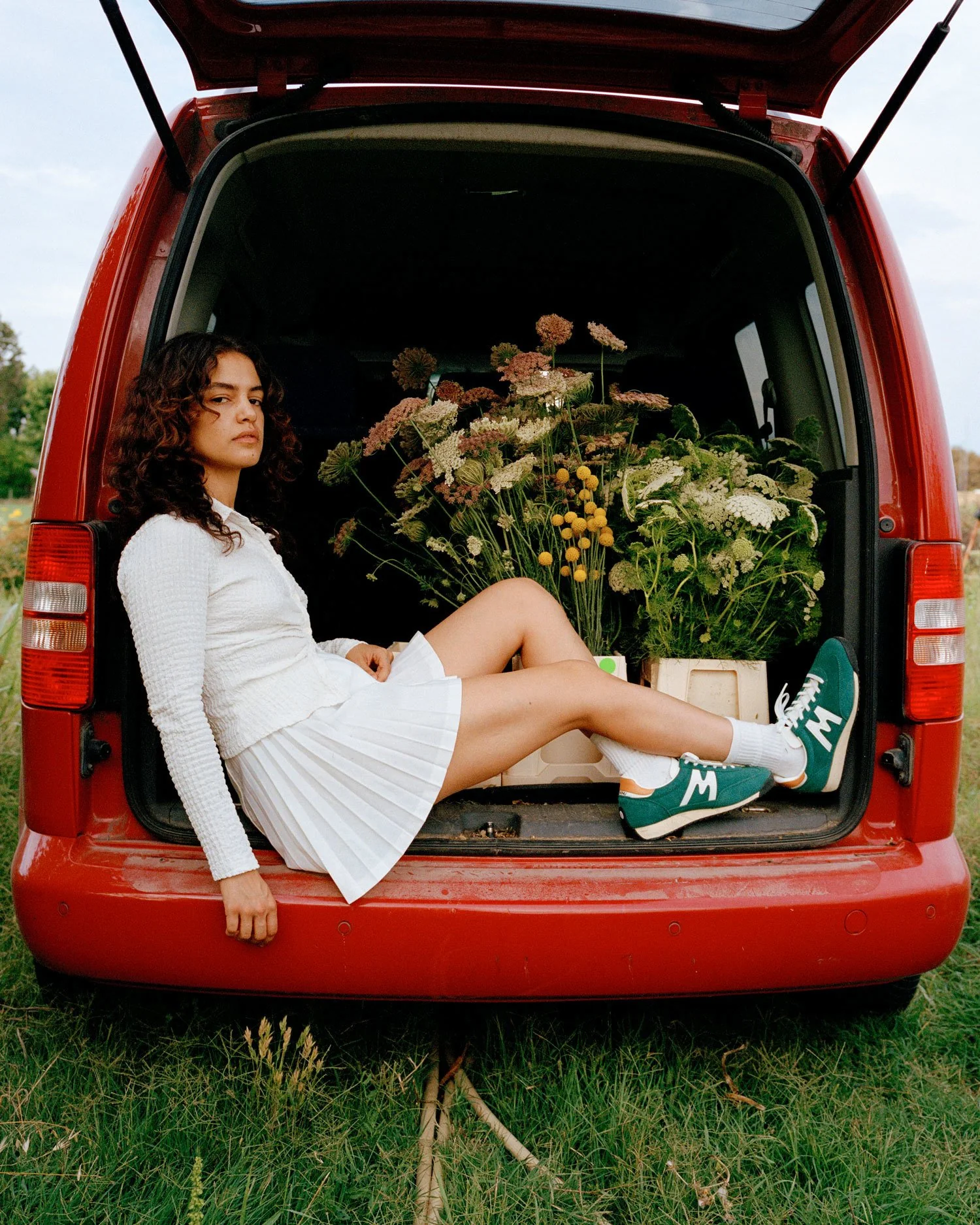 MESTARI 76 - POSY GREEN / WHITE - Image 8