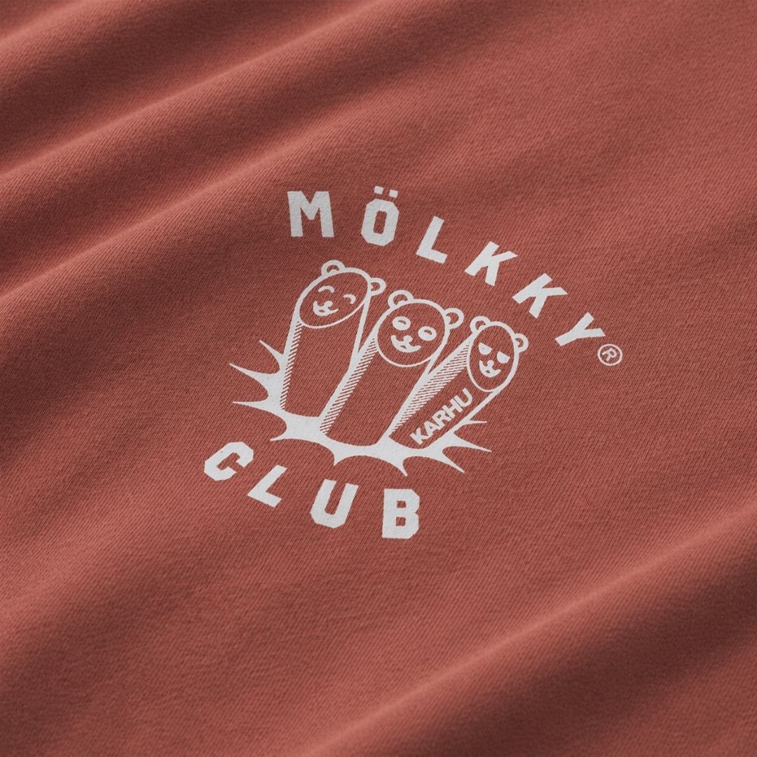 "MÖLKKY" CLUB T–SHIRT - BURNT BRICK / TURTLEDOVE - Image 3