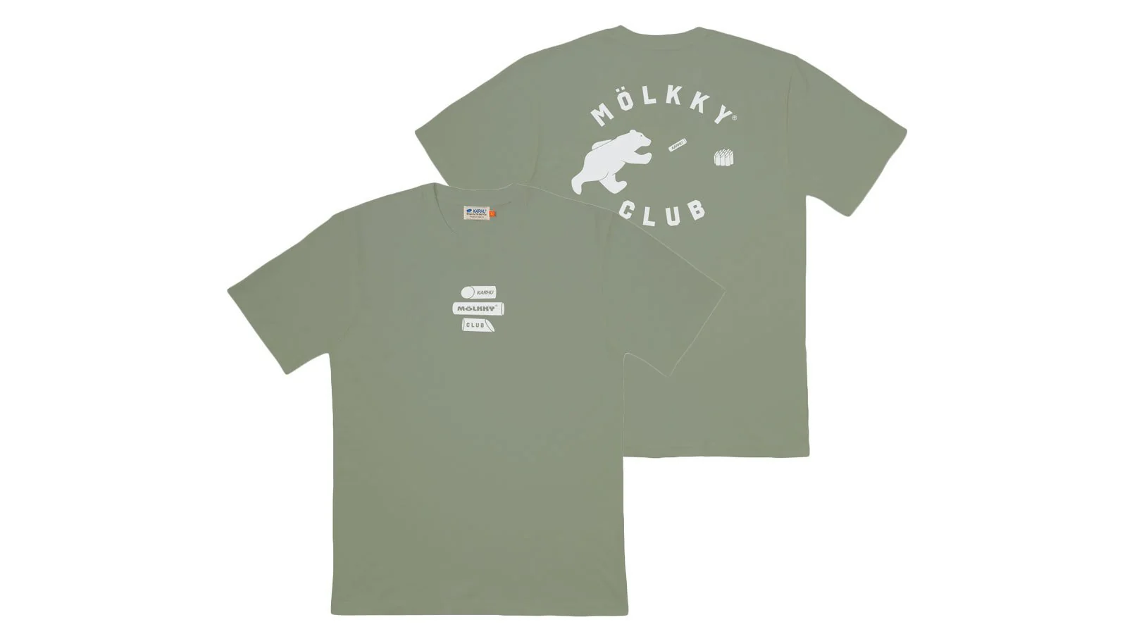 "MÖLKKY" CLUB T–SHIRT - LAUREL OAK / TURTLEDOVE