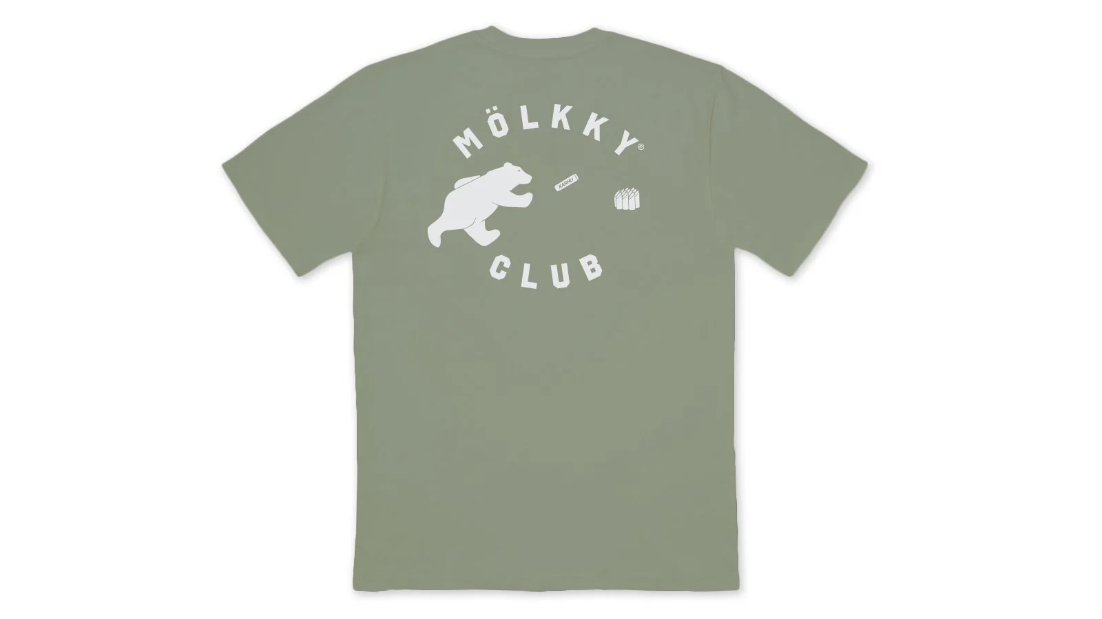 "MÖLKKY" CLUB T–SHIRT - LAUREL OAK / TURTLEDOVE - Image 3