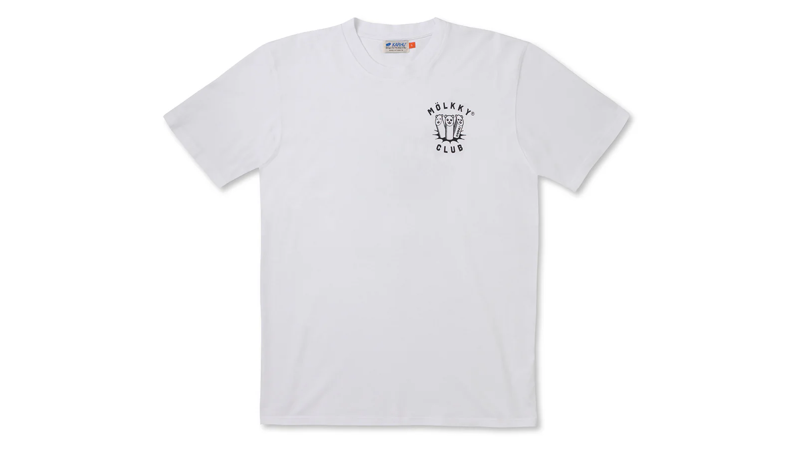 "MÖLKKY" CLUB T–SHIRT - WHITE / BLACK