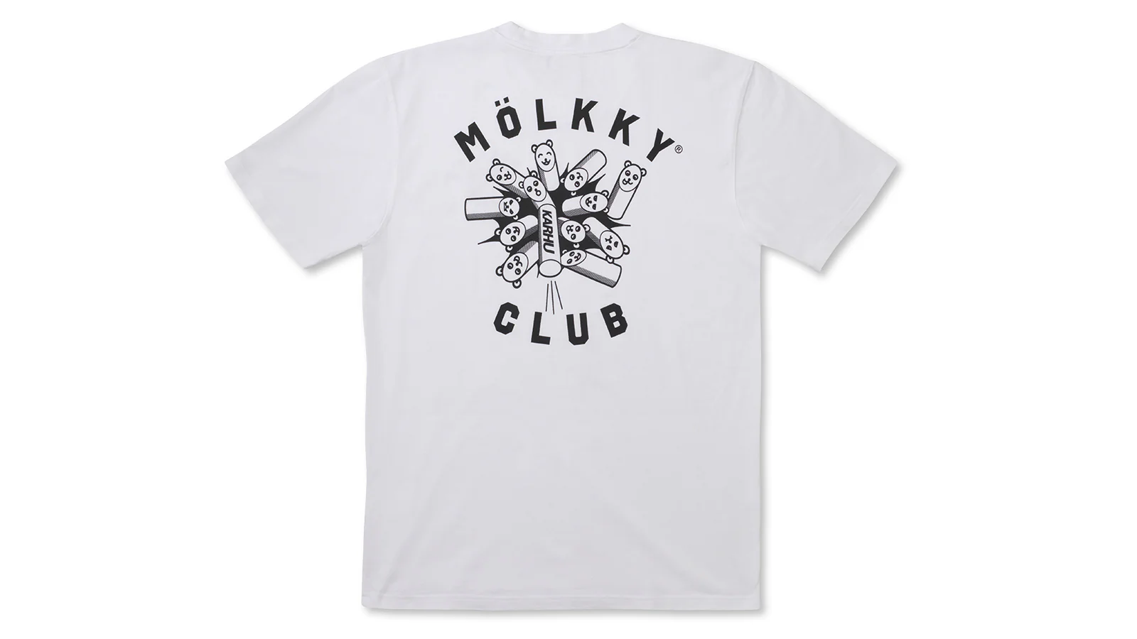"MÖLKKY" CLUB T–SHIRT - WHITE / BLACK - Image 2