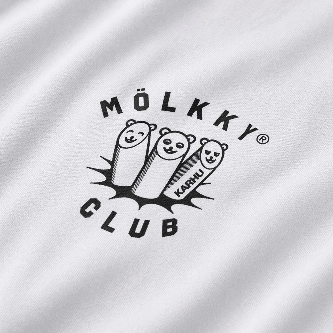 "MÖLKKY" CLUB T–SHIRT - WHITE / BLACK - Image 3