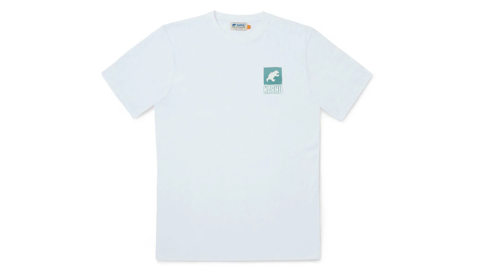 SPORT BEAR LOGO T–SHIRT - FOGGY DEW / WINDWARD BLUE