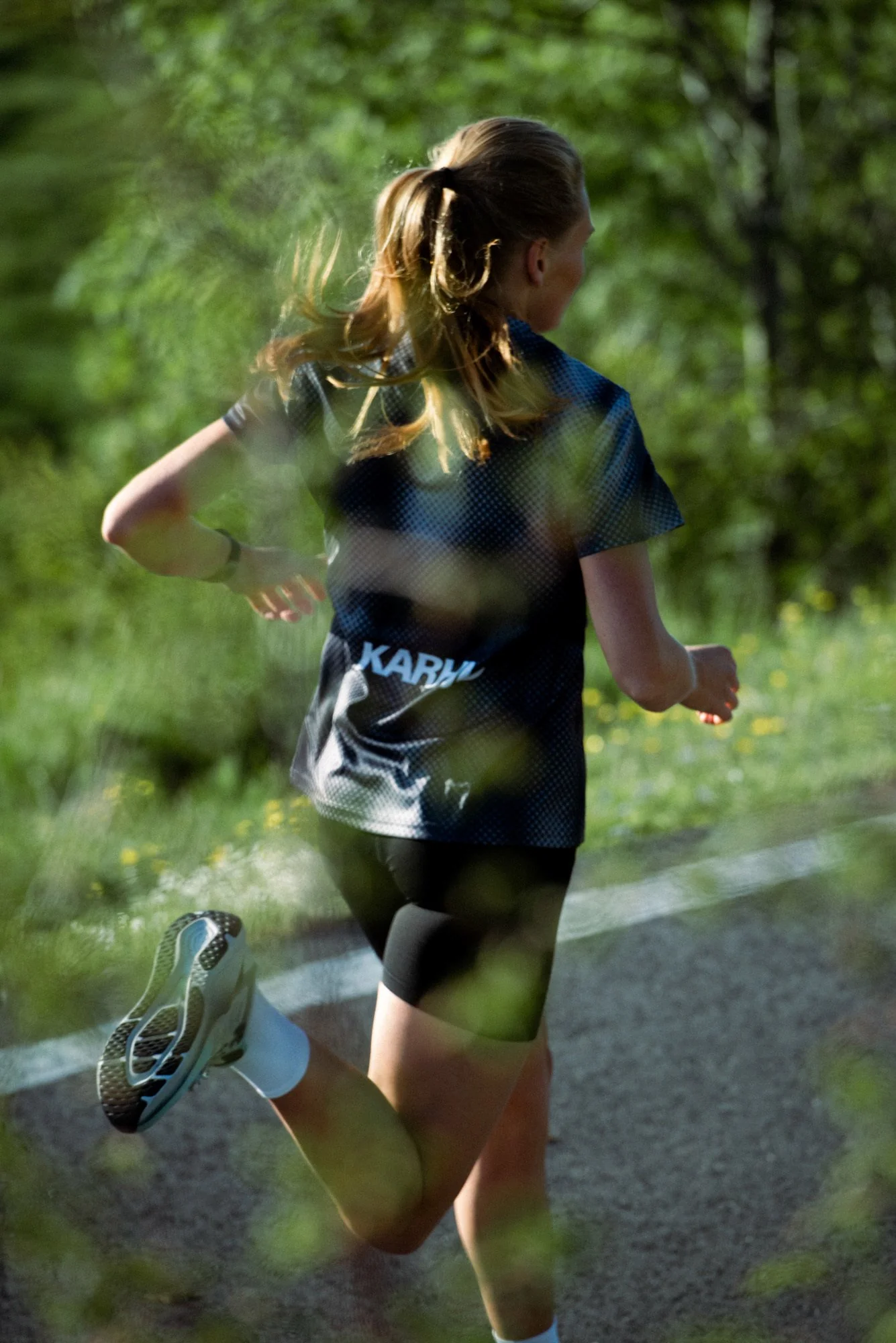 WOMEN'S MESTARI RUN 1.5 HIVO - BLUE HAZE / PATINA GREEN - Image 9