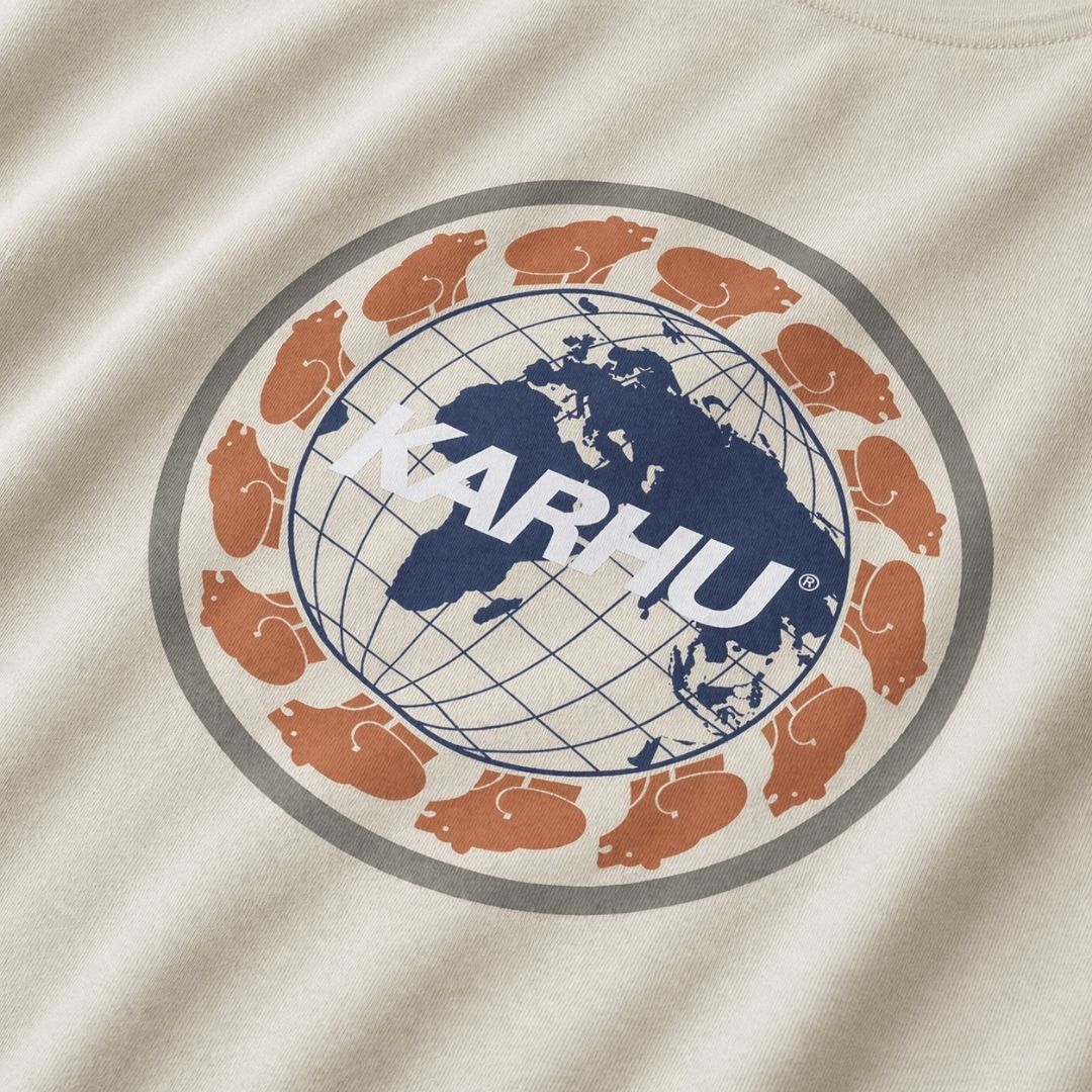 WORLDWIDE T–SHIRT - TURTLEDOVE / BURNT BRICK - Image 3