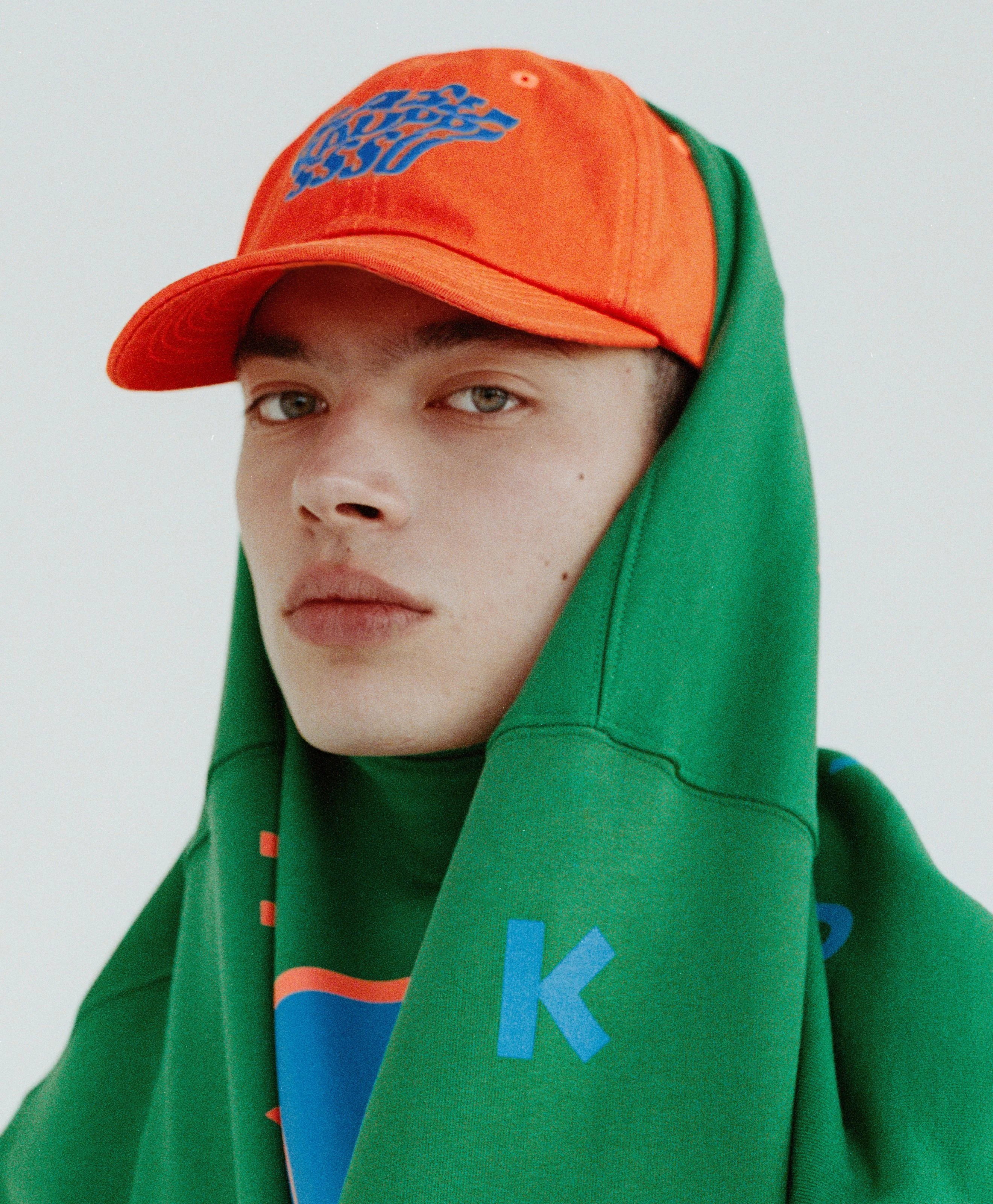 KARHU X SASU KAUPPI MORPHING KARHU CAP VERM. - ORANGE / IBI BLUE - Image 4
