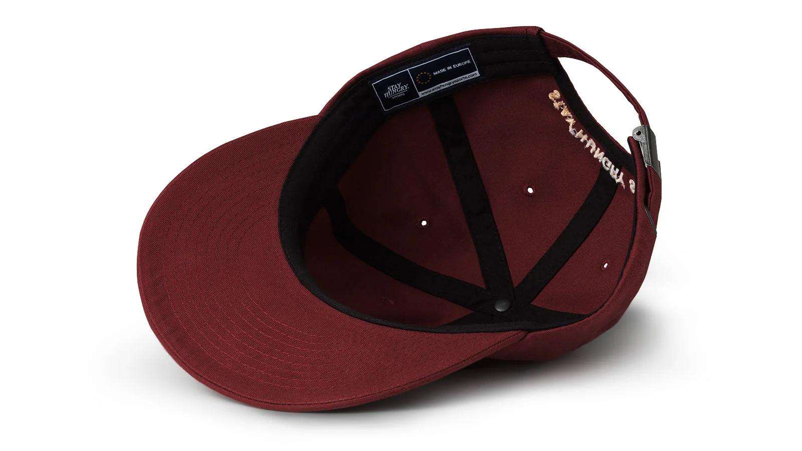 KARHU X STAY HUNGRY CAP - BORDEAUX COTTON CANVAS - Image 3