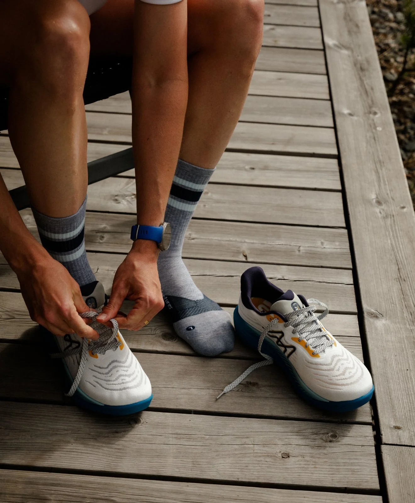 MEN'S IKONI 3.0 SUN RUN - WHITE / MOOD INDIGO - Image 8