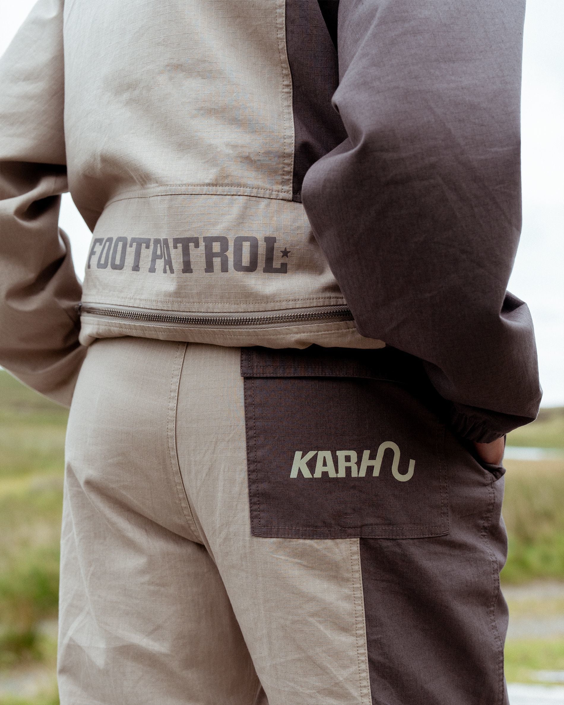 KARHU X FOOTPATROL TRACKSUIT "SNOWSTAR" - ALUMINIUM / DARK GULL GRAY - Image 13