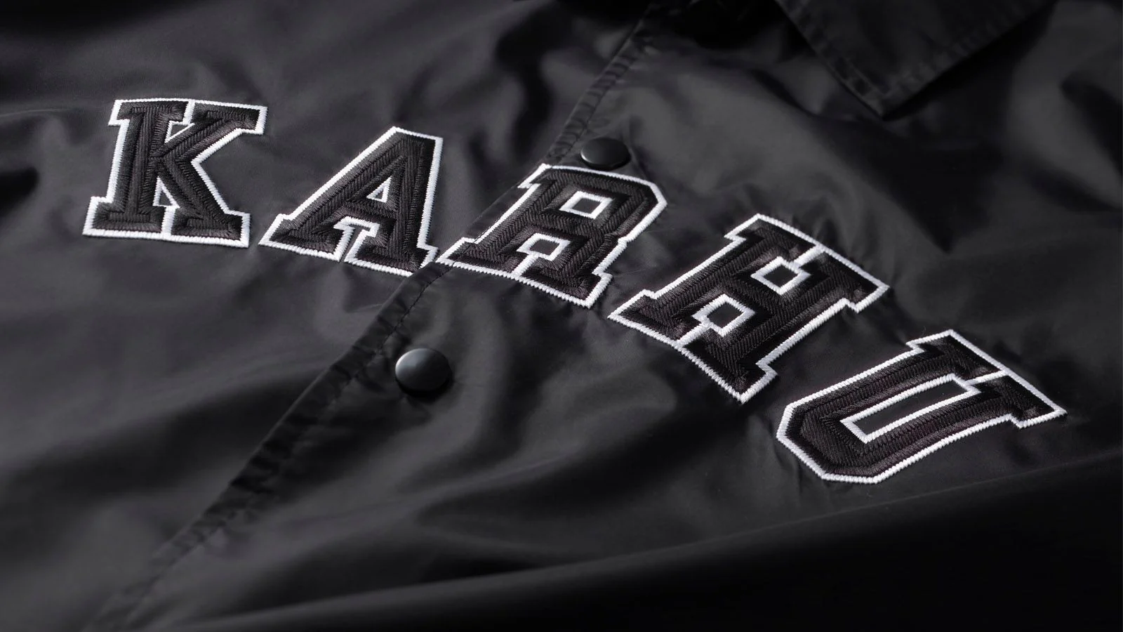 WORLDWIDE COACH JACKET - BLACK - Image 2